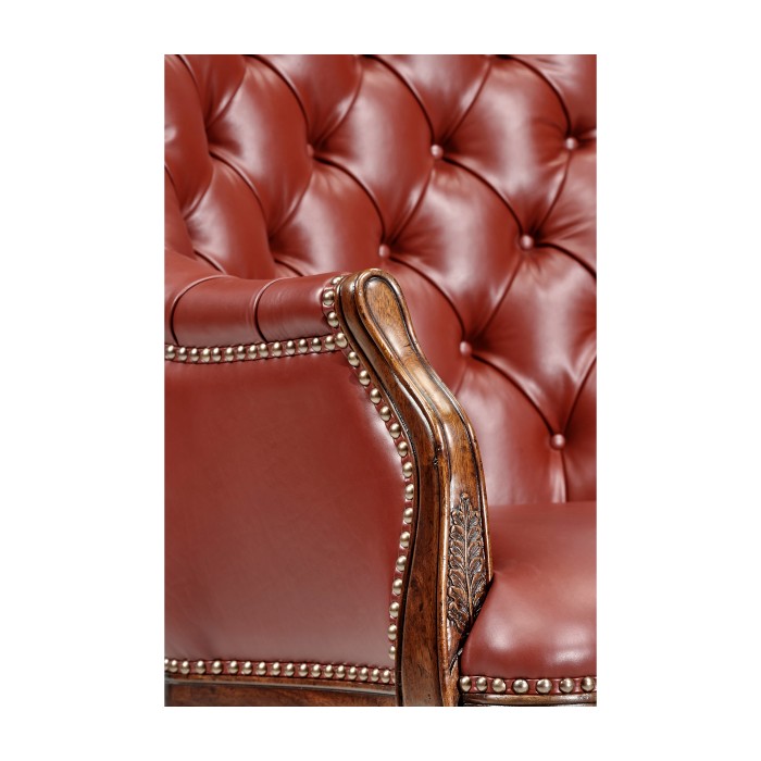 Chesterfield Style High Back Desk Chair