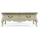 French provincial grey painted coffee table