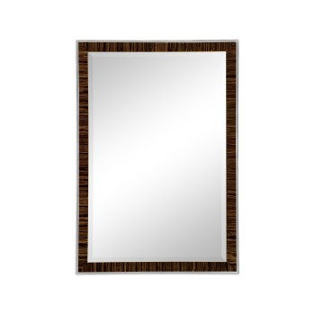 Art Deco Style Faux Macassar Ebony Mirror