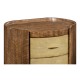 Tall oval chest with brass detailing
