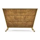 Argentinian walnut veneered tapering chest of drawers