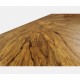 Argentinian walnut veneered tapering chest of drawers