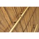 Argentinian walnut veneered tapering chest of drawers