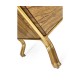 Argentinian walnut veneered tapering chest of drawers