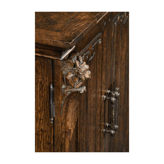 Dartboard Dark Oak Cabinet