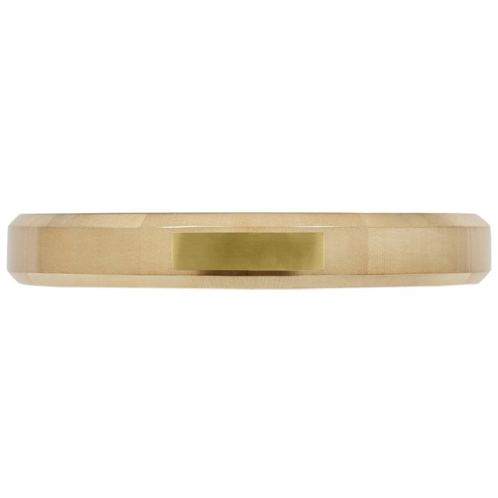 Art Deco Oval Tray with Brass