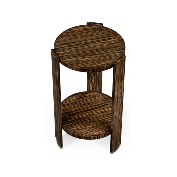 Art Deco Style Macassar Lamp Table