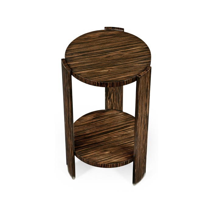Art Deco Style Macassar Lamp Table