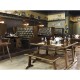 Medium Natural Oak Tavern Dining Table 52