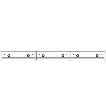 Grey Oak 6' Shelf