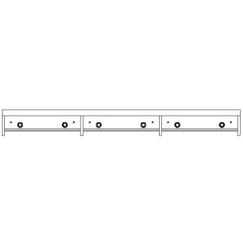 Natual Oak 6' Shelf