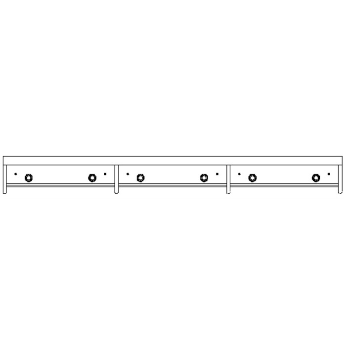 Natual Oak 6' Shelf
