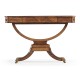 Biedermeier Crotch Walnut Side Table