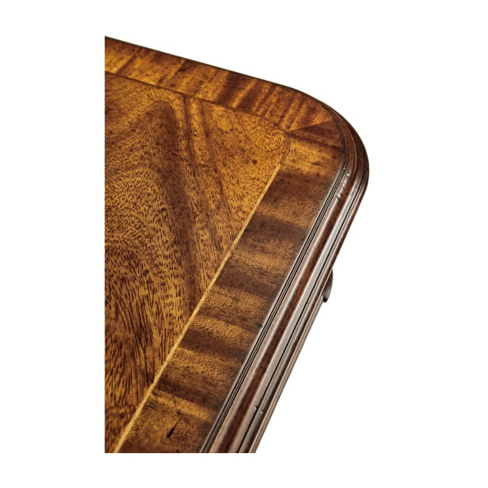 Biedermeier Crotch Walnut Side Table