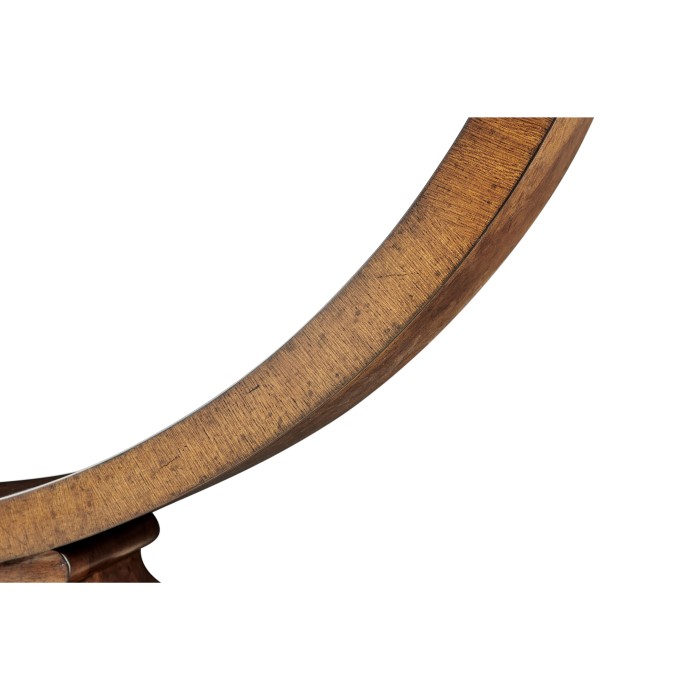 Biedermeier Crotch Walnut Side Table