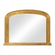 Victorian style gilded overmantle mirror