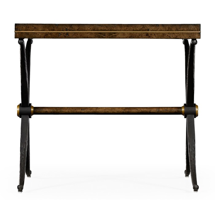 Small Hammered Iron Side Table