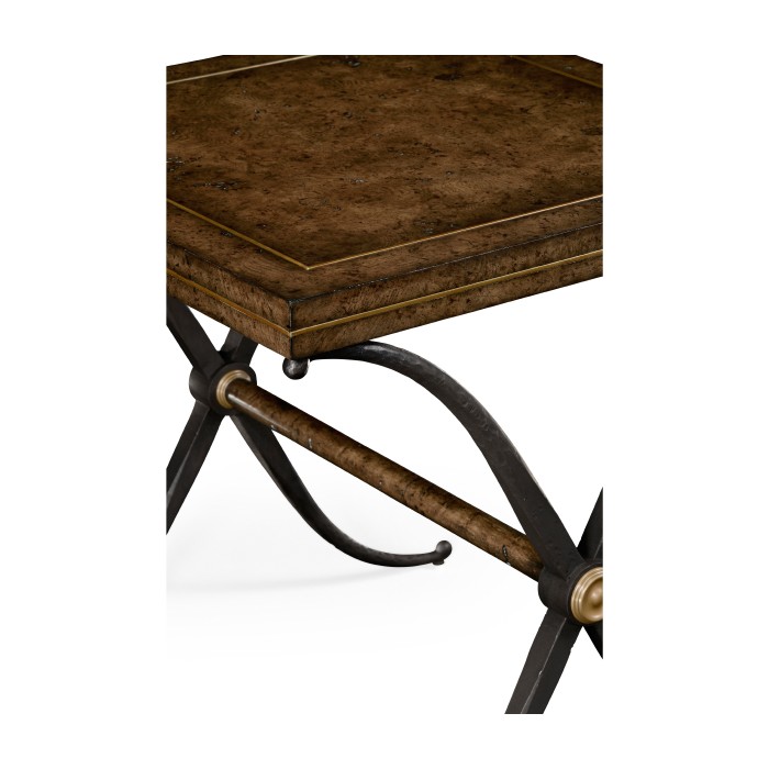 Small Hammered Iron Side Table