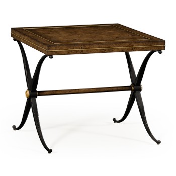 Small Hammered Iron Side Table
