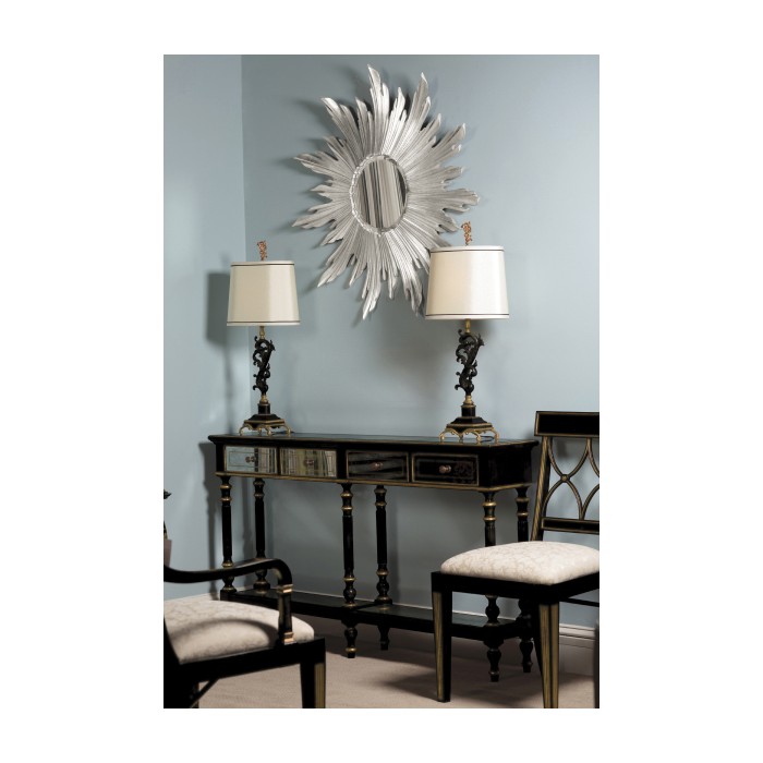 Small Gilded Sunburst Mirror