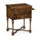 Tudorbethan Dark Oak Side Table with Slide