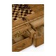 Travel Trunk Style Coffee Games Table