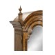 Queen Anne Pollard Bureau Cabinet with Mirrored Doors