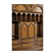 Queen Anne Pollard Bureau Cabinet with Mirrored Doors