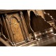 Queen Anne Pollard Bureau Cabinet with Mirrored Doors