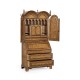 Queen Anne Pollard Bureau Cabinet with Mirrored Doors