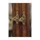 Queen Anne Walnut Bureau with Chinoiserie Interior & Mirrored Doors