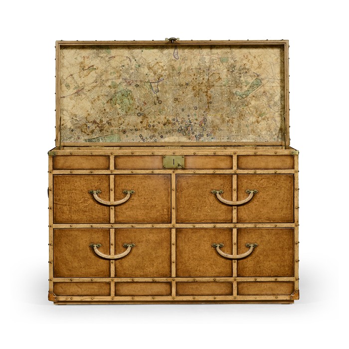 Travel Chest of Drawer Style Large Fitted Chest