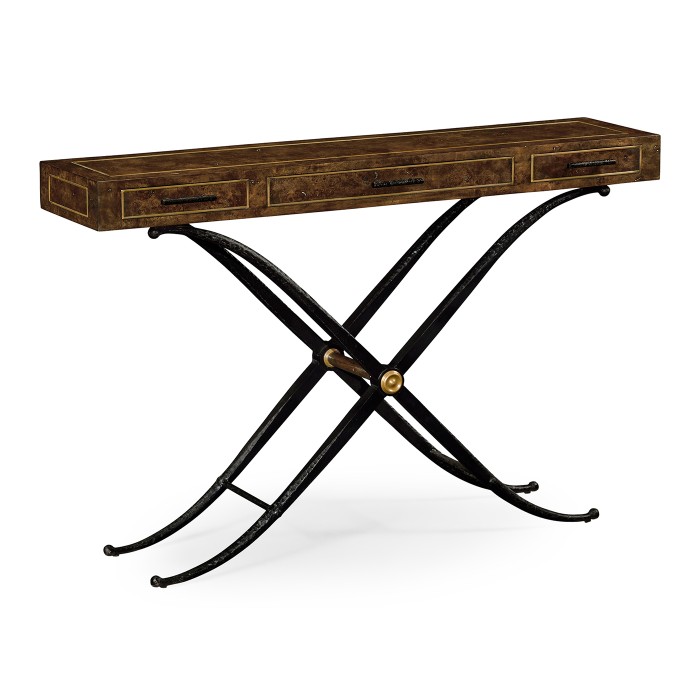 Hammered Iron Console 34