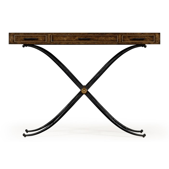 Hammered Iron Console 36