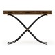 Hammered Iron Console 36