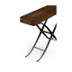 Hammered Iron Console 36