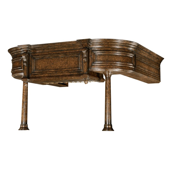 Upper Section of Linenfold Tudor Oak Home Bar