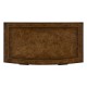 Burl oak chest four drawers