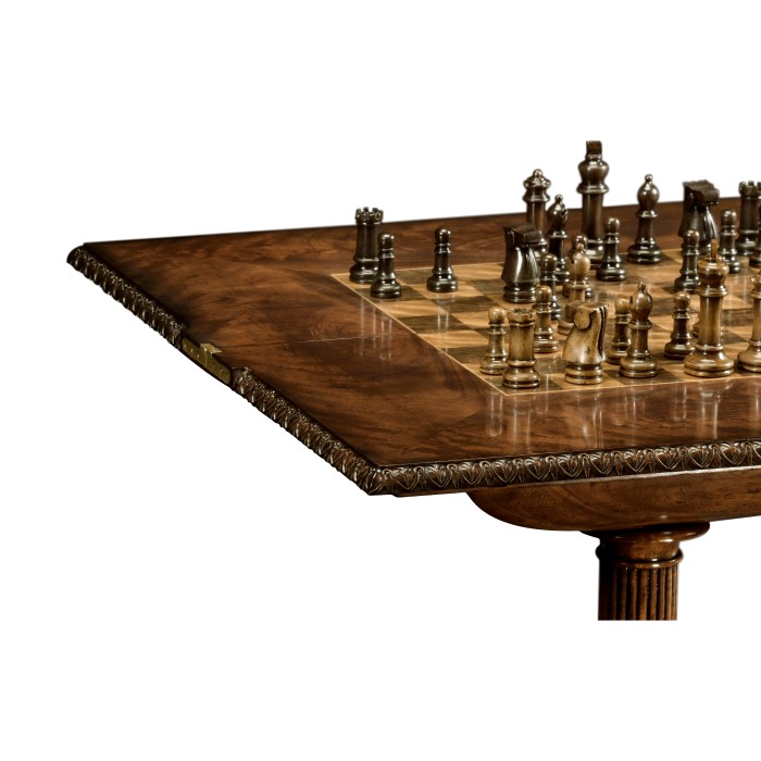 William IV Mahogany Games Table with Secret Storage