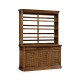 Dresser on base with lattice doors