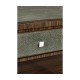 Faux Macassar Ebony & Anthracite Shagreen Coffee Table