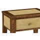 Ivory Shagreen Rectangular Lamp Table