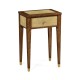 Ivory Shagreen Rectangular Lamp Table