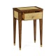 Ivory Shagreen Rectangular Lamp Table