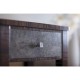 Ivory Shagreen Rectangular Lamp Table