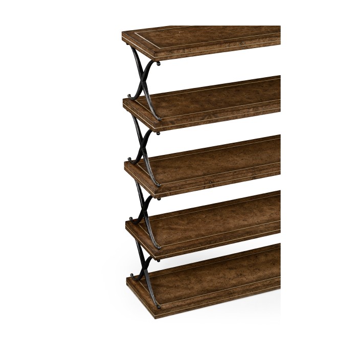 Hammered Iron Six Tier Étagère