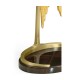 Classical Gilded Winged Macassar Ebony High Lustre Dressing Mirror