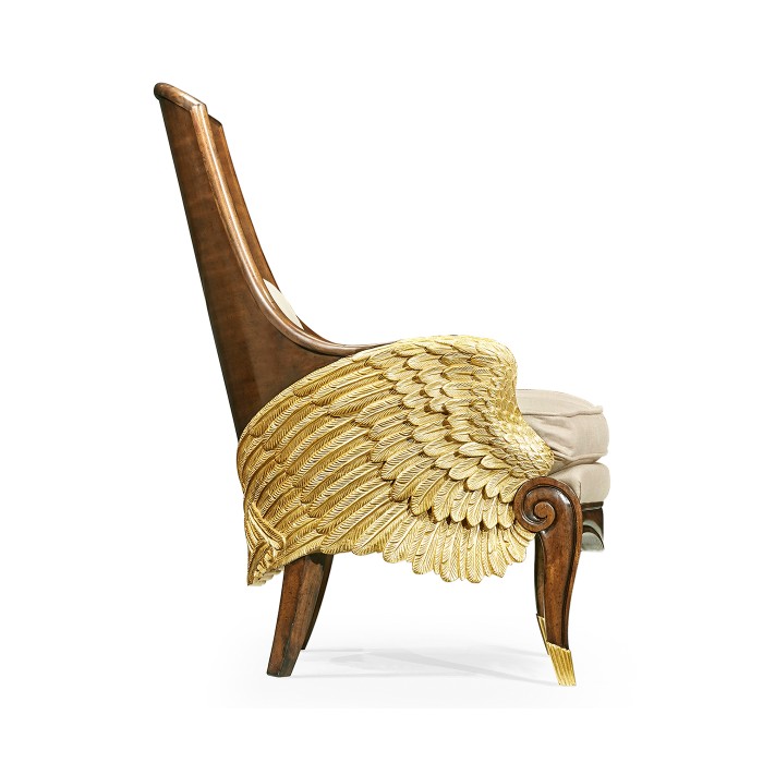 Empire Style Winged Chair