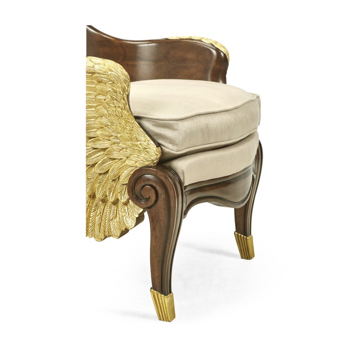Empire Style Winged Chair
