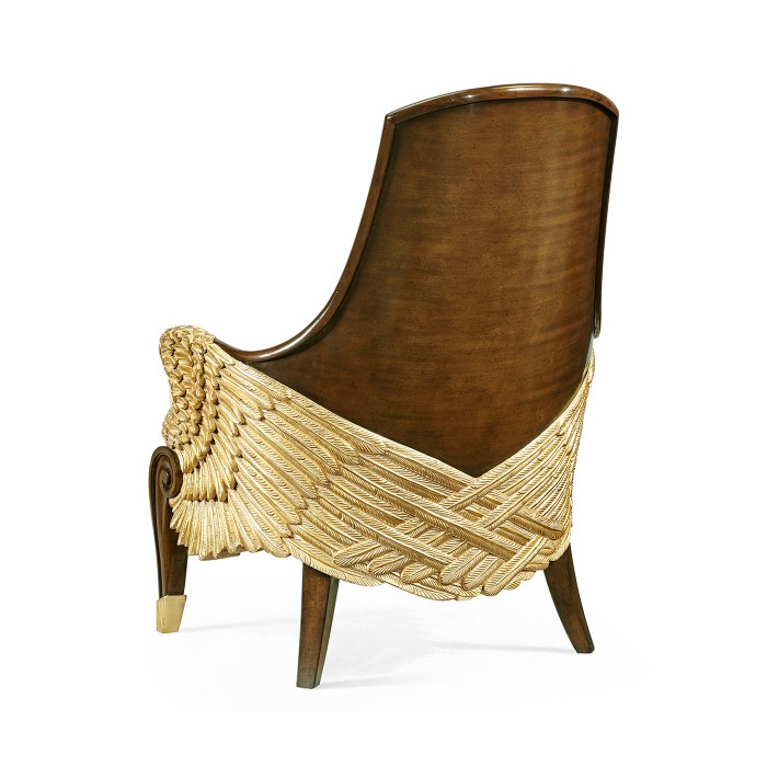 Empire Style Winged Chair